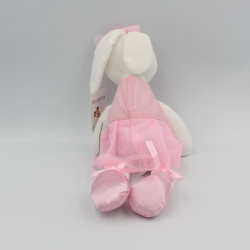 Doudou lapin blanc tutu rose BABYPLAY MAMAMIYAS & PAPAS