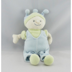 Doudou lutin clown bleu vert JOLLYBABY