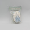 Mini doudou hérisson blanc bleu rayé TARTINE ET CHOCOLAT