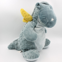 Doudou dragon bleu étoiles Victor et Lucien NOUKIE'S 40 cm