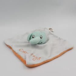 Doudou plat éléphant bleu Circus Days KITCHOUN KIABI