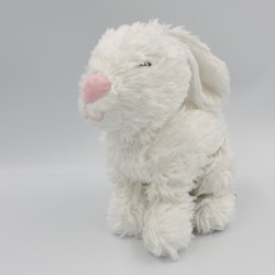 Doudou peluche lapin blanc GIPSY