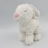 Doudou peluche lapin blanc GIPSY