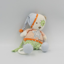 Doudou musical ours orange...