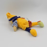 Doudou et compagnie petit Ours arlequin bleu vert orange