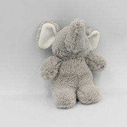 Doudou éléphant gris blanc KELLYTOYS