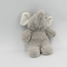Doudou éléphant gris blanc KELLYTOYS