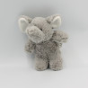 Doudou éléphant gris blanc KELLYTOYS