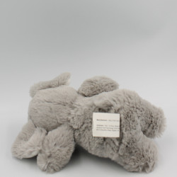 Doudou éléphant gris blanc KELLYTOYS 