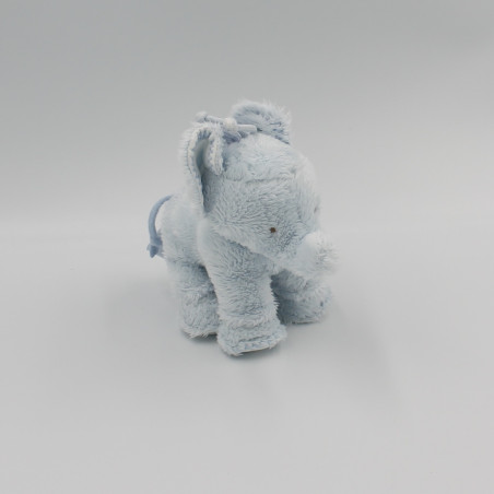 Petit Doudou éléphant bleu TARTINE ET CHOCOLAT