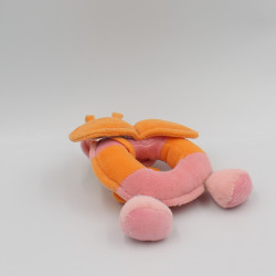 Doudou hochet abeille papillon rose orange fleur CHICCO