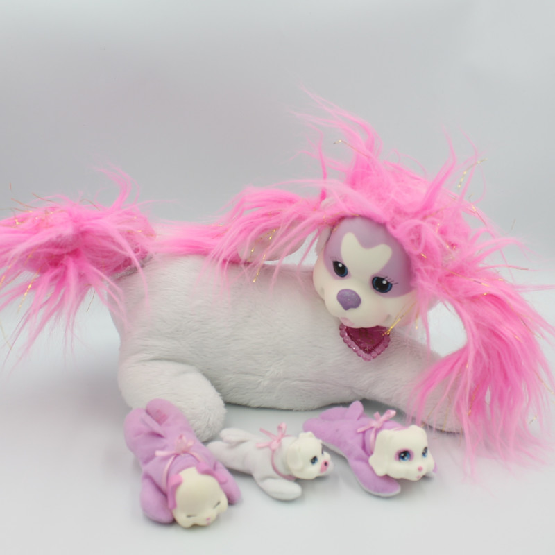 Peluche chien rose blanc Puppy Surprise GIOCHI PREZIOSI 2015 
