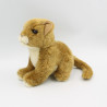 Peluche chat lion tigre marron HANSA ANIMA