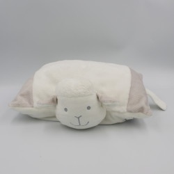 Doudou coussin mouton blanc...