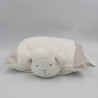 Doudou coussin mouton blanc gris OBAIBI