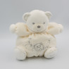Doudou ours blanc crème Perle KALOO 20 cm