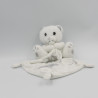 Doudou ours blanc gris mouchoir étoiles lune SIMBA TOYS