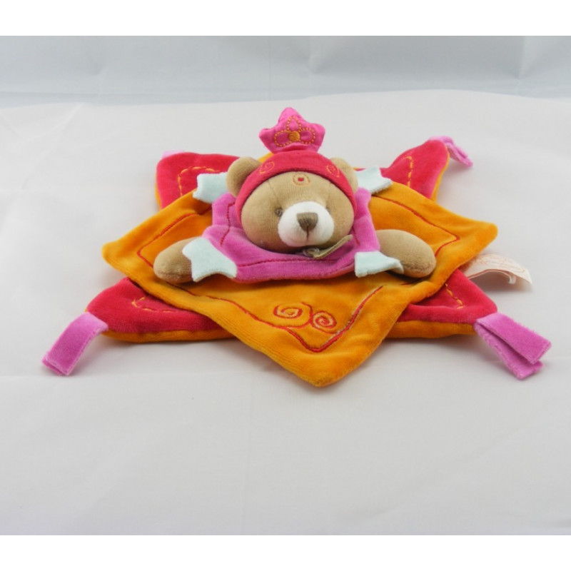 Doudou plat ours prince Indidou DOUDOU ET COMPAGNIE