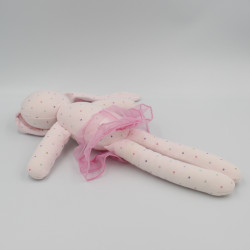 Doudou lapin rose pois tutu PETIT BATEAU