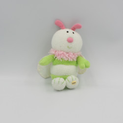 Doudou papillon vert rose LUMINOU