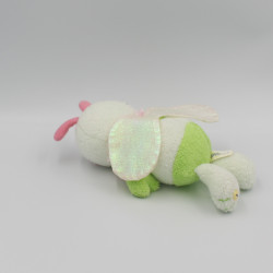 Doudou papillon vert rose LUMINOU