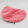 Doudou plat poupée lutin rose violet pois SUCRE D'ORGE
