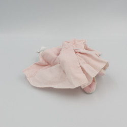 Doudou et compagnie plat lapin rose lange Créateur de Rêves