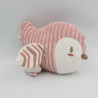 Doudou musical oiseau rose blanc Amadeus CADES