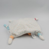 Doudou et compagnie plat ours blanc bleu rose étoiles Unicef