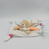 Doudou et compagnie plat ours blanc bleu rose étoiles Unicef
