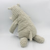 Doudou peluche rhinocéros gris velours côtelé PRIMARK