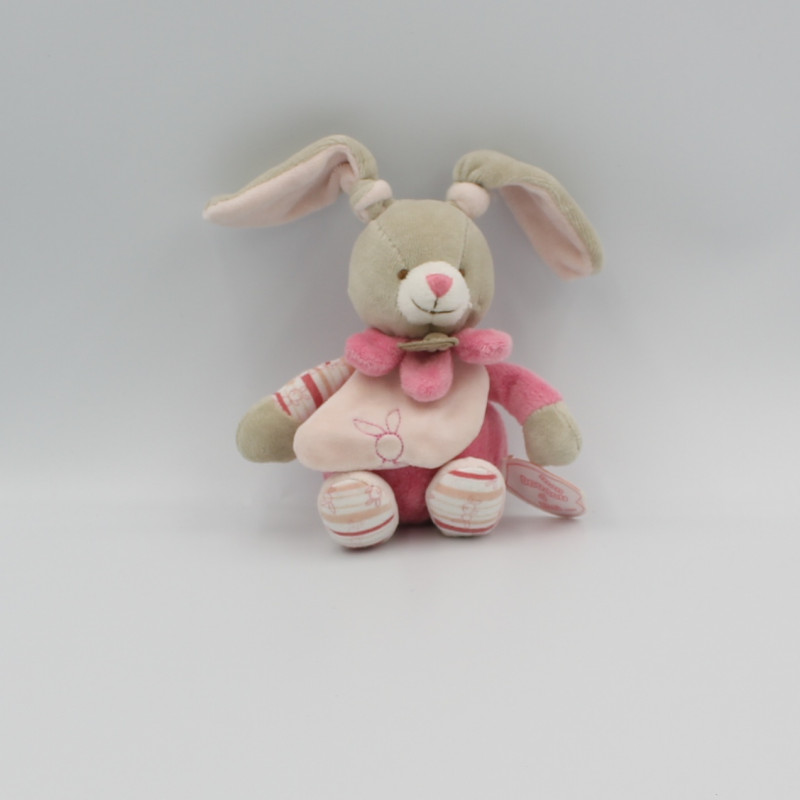 Doudou et compagnie lapin rose pétale Mon doudou à moi