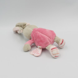 Doudou et compagnie lapin rose pétale Mon doudou à moi