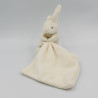 Doudou et compagnie Lapin blanc mouchoir
