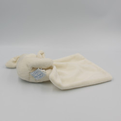 Doudou et compagnie Lapin blanc mouchoir