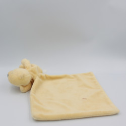 Doudou chat bleu jaune Les Moustaches poissons hochet MOULIN ROTY