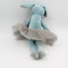 Doudou lapin bleu blanc gris tutu ZARA HOME
