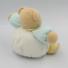 Doudou ours bleu blanc rose vert ballons KALOO