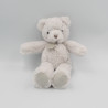 Doudou peluche ours gris HISTOIRE D'OURS