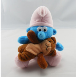 Peluche bébé Schtroumpf année 1983 PEYO 