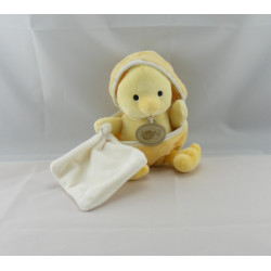 Doudou poussin jaune coquille avec mouchoir BABY NAT