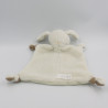 Doudou plat mouton blanc beige soleil BABY CLUB