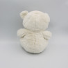 Ancienne peluche ours blanc bleu étoiles