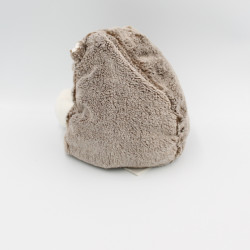 Doudou hérisson blanc marron TEX BABY