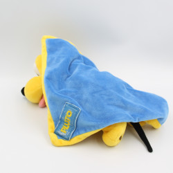Doudou chien Pluto couverture bleu DYSNEYLAND 