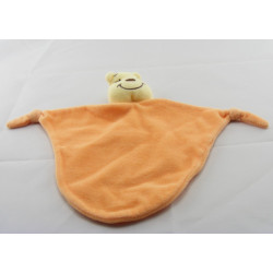 Doudou Plat Winnie l'Ourson orange Friend Disney