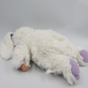 Poupée Lapin blanc mauve ANNE GEDDES 40 cm 