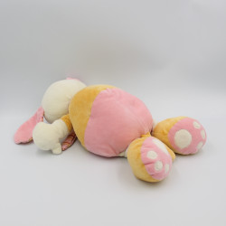 Doudou chien orange rose BABYSUN