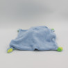 Doudou plat clown bleu vert NICOTOY