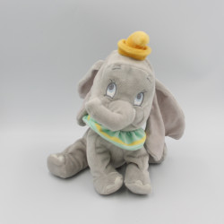 Peluche Dumbo l'éléphant gris col bleu vert DISNEY NICOTOY